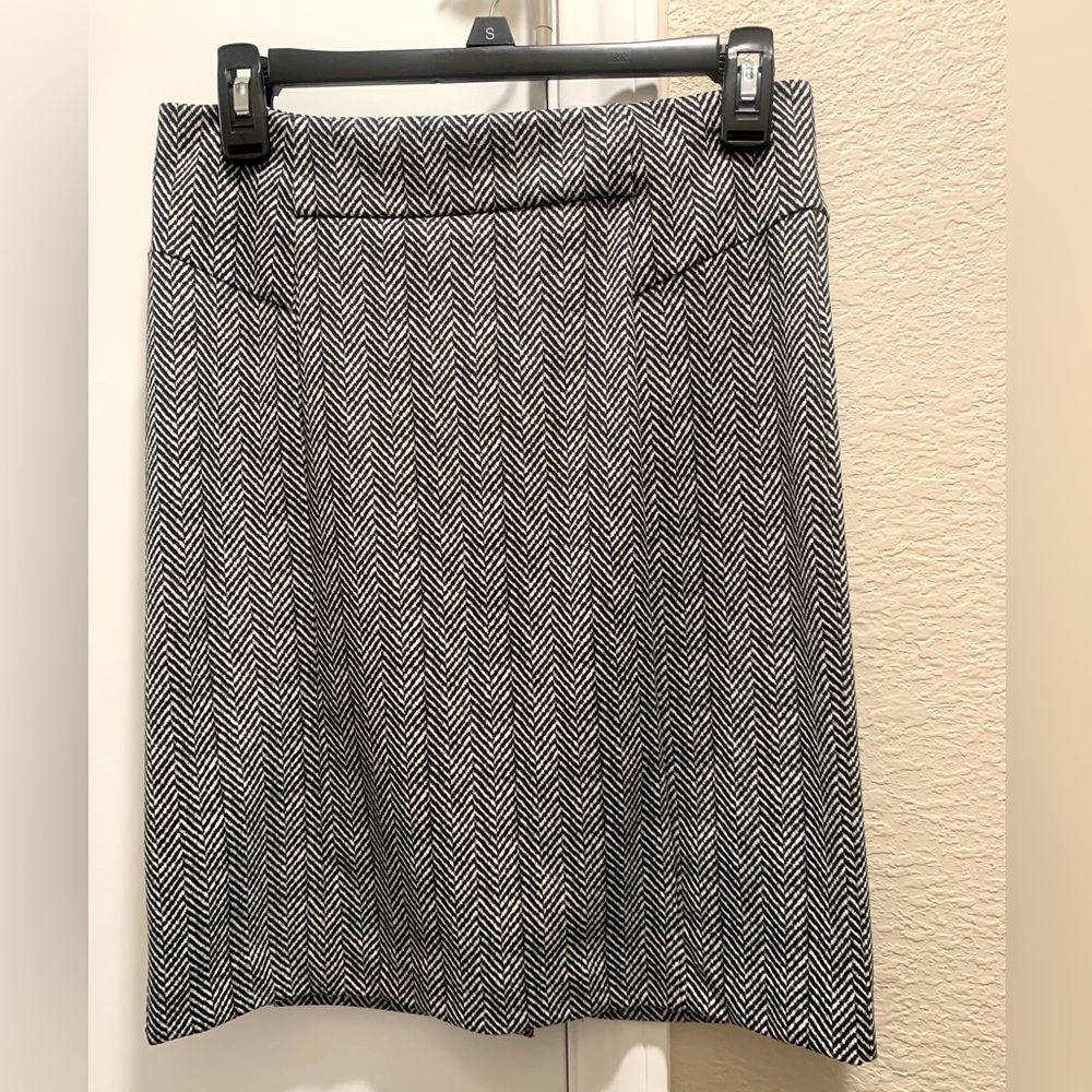 Michael Kors Herringbone Pencil Skirt